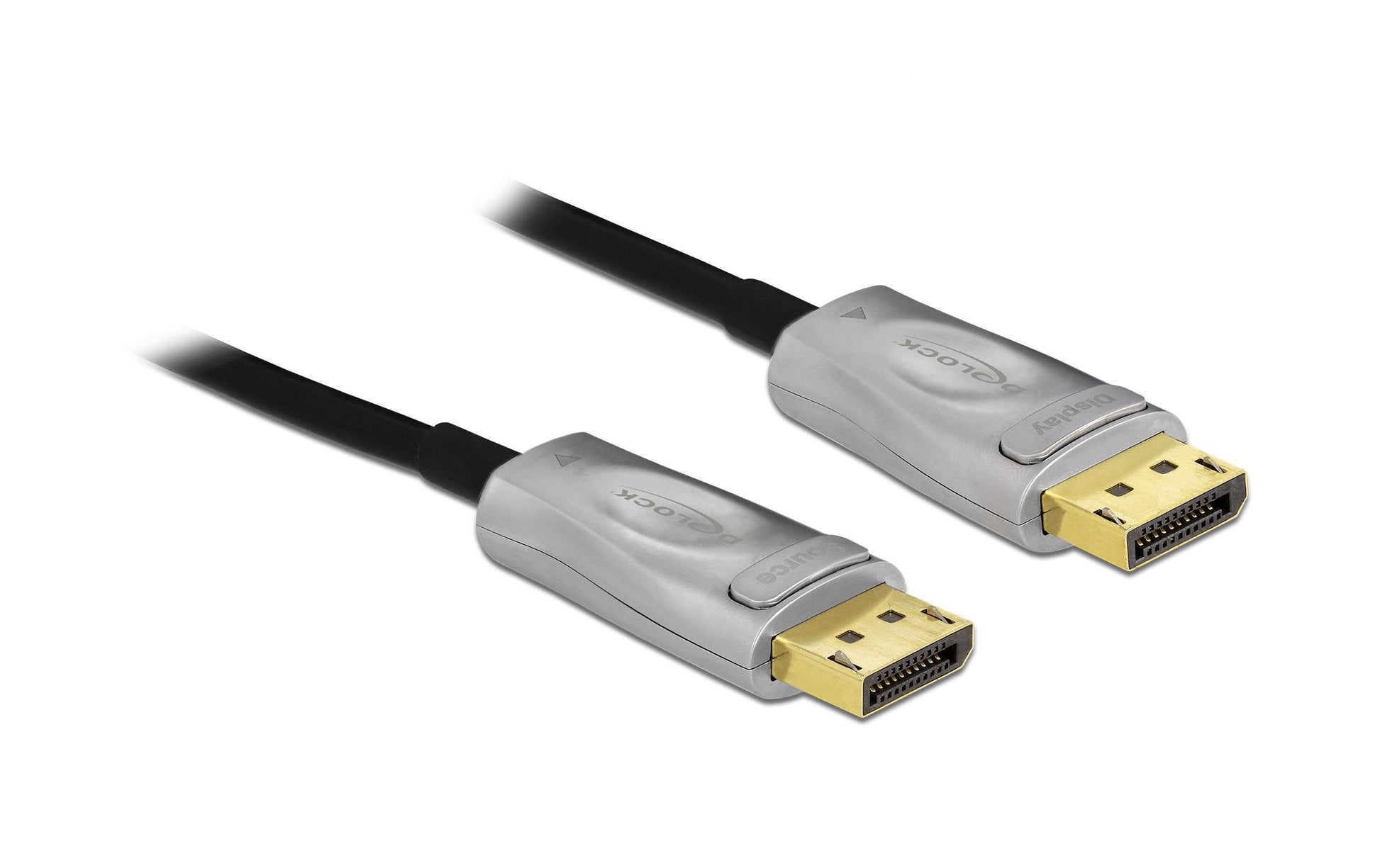 DeLOCK DisplayPort-zu-DisplayPort-Kabel – 10 m, DisplayPort 1.4, schwarz