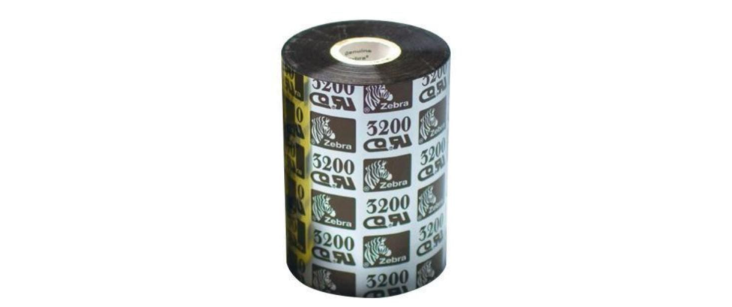 Zebra Wachs Thermotransferband 56,9 mm × 74 m, Kern 1", für TLP 2824/3824 Serie