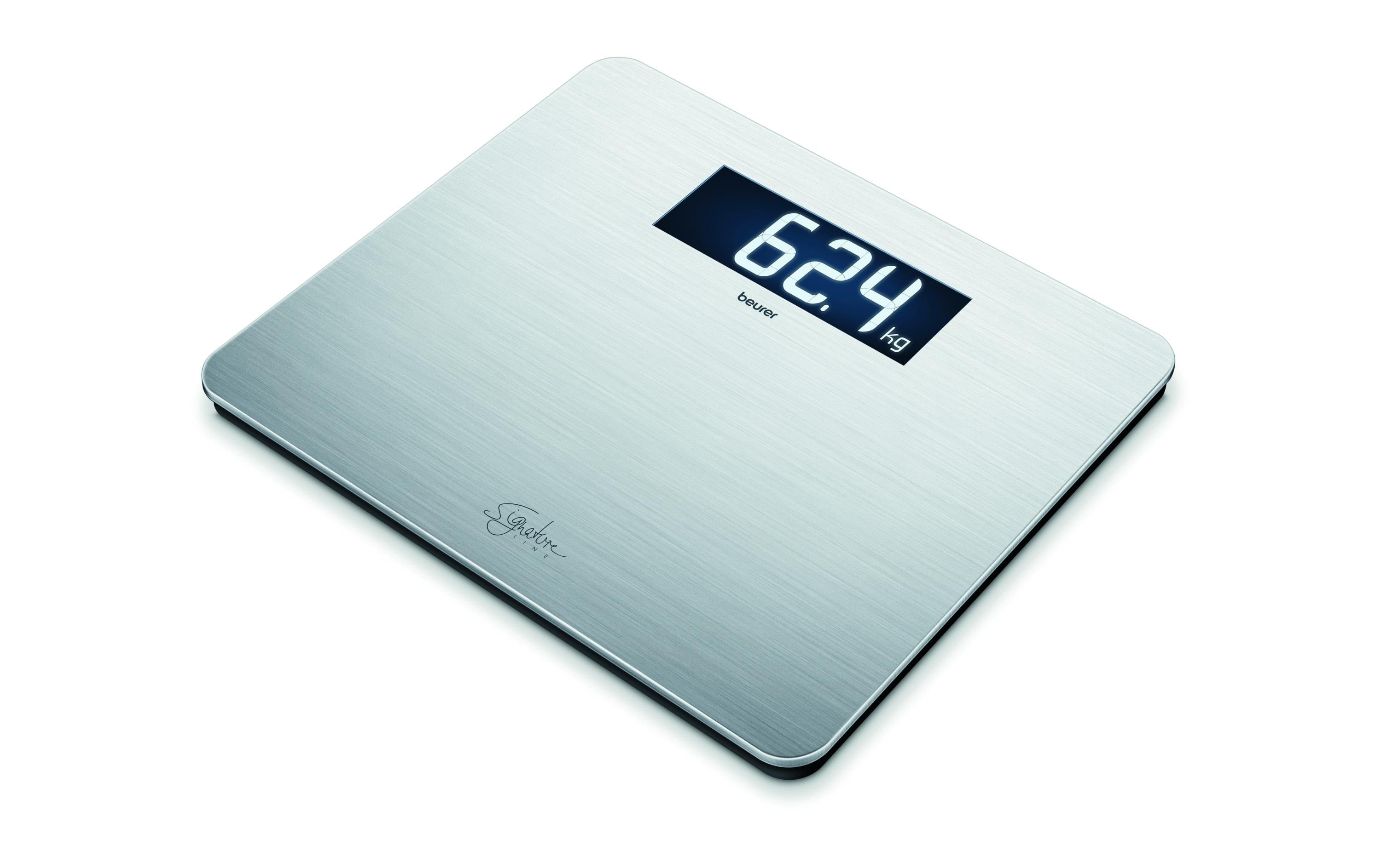 Beurer Personenwaage GS405 – 200 kg – Glas, Edelstahl