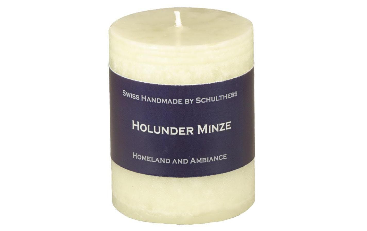 Schulthess Kerzenhandwerk Duftkerze – Holunderblüte – Ø 7 × 8 cm