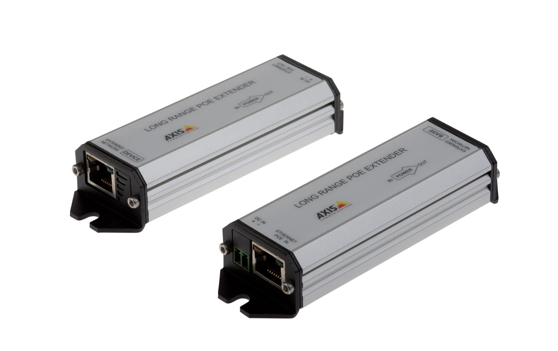 Axis 01857-001 PoE Extender-Kit – bis 1000 m, PoE (IEEE 802.3af/802.3at), 2× RJ-45, Cat5e/Cat6 – Grau