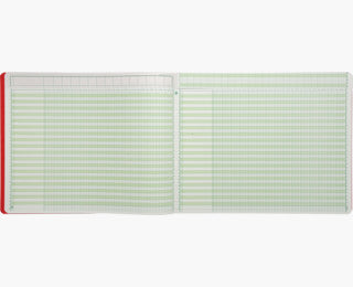 Exacompta Notizblock – 297 × 380 mm quer – liniert – 80 Seiten – 110 g/m², nummeriert, 15 Spalten