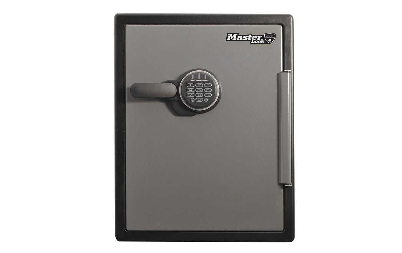 Master Lock Tresor LFW205FYC – Elektronikschloss – 56,6 l – Feuerschutz 60 min, Wasserfest, Sturzsicher 4,5 m