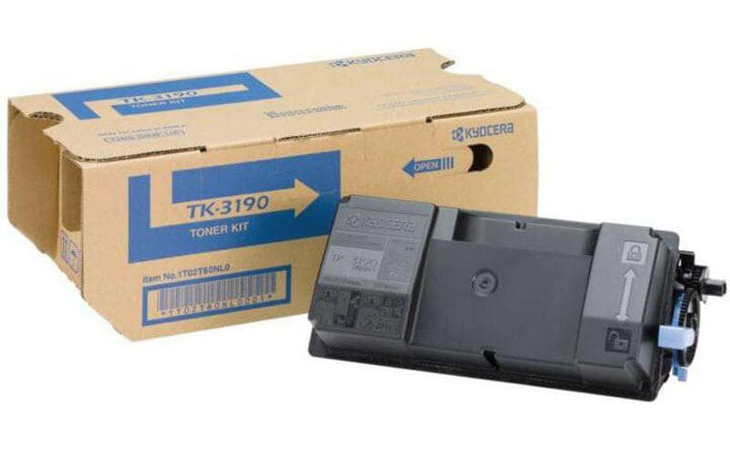 Kyocera – Toner TK-3190 – Schwarz, 25000 Seiten – für Kyocera ECOSYS P3055dn/ECOSYS P3060dn