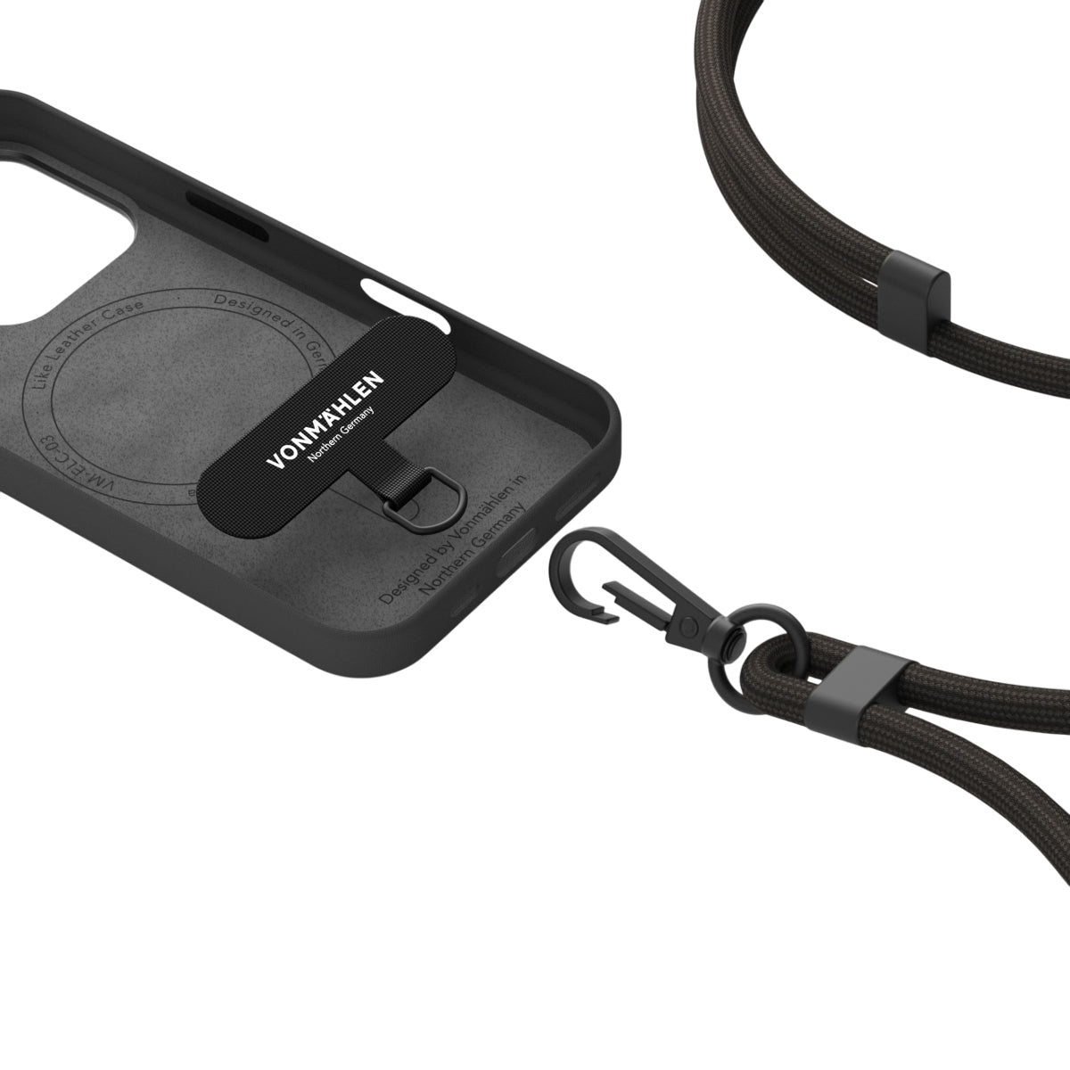 Vonmählen Infinity Go – Smartphone-Trageband – 1,5 m, PET – Schwarz