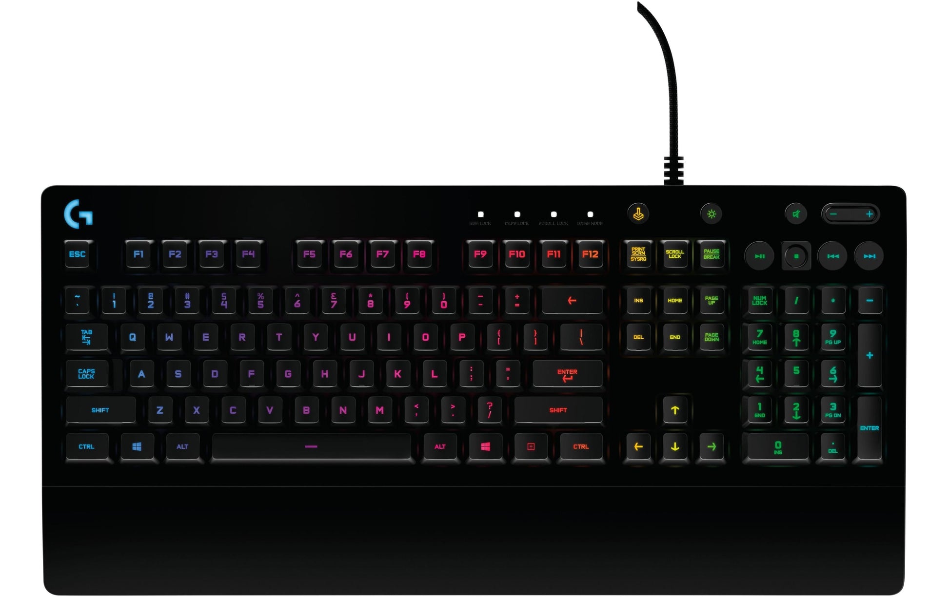 Logitech G G213 Prodigy – Gaming-Tastatur – kabelgebunden, USB-A – RGB – QWERTZ (DE) – Schwarz