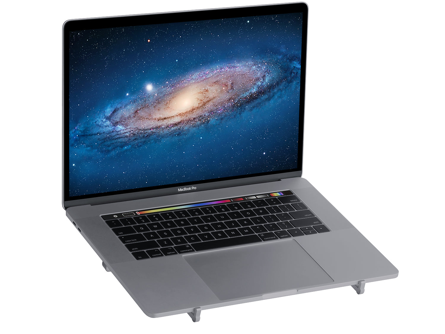 Rain Design mBar Pro Laptop-Ständer – bis 15", faltbar, Aluminium – Grau
