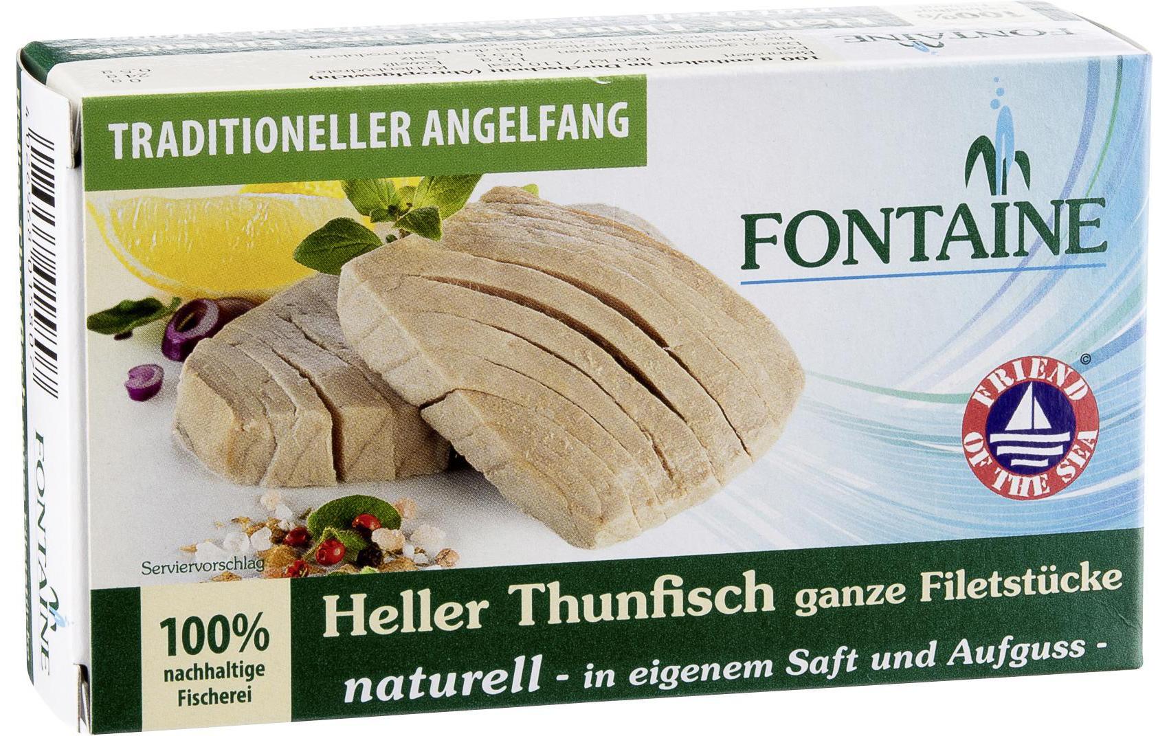 Fontaine Heller natürlicher Thunfisch – Bio – 120 g