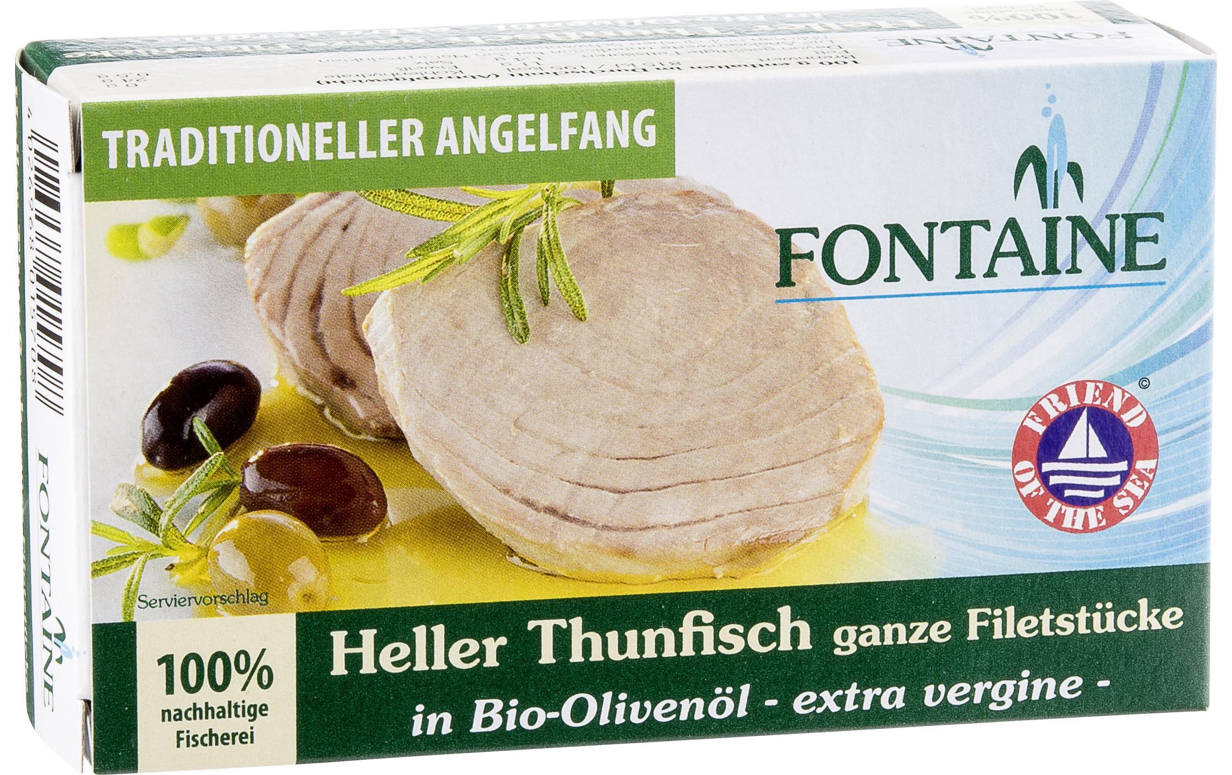 Fontaine Thonfilet in Olivenöl Bio – 120 g
