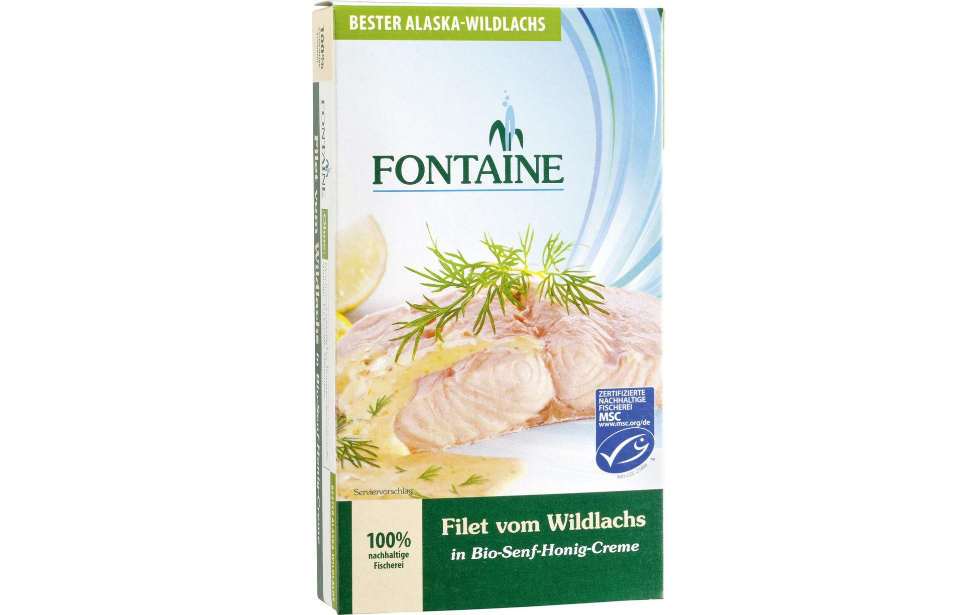 Fontaine Wildlachsfilet in Senfcrème Bio – 200 g