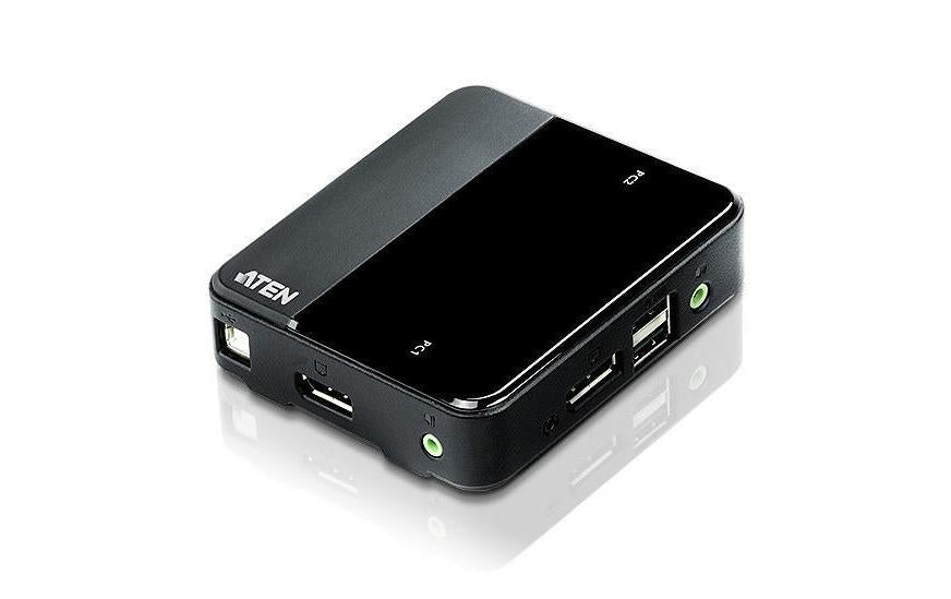 ATEN CS782DP – KVM-Switch, DisplayPort/USB 2.0/Audio, 4K (3840 × 2160)