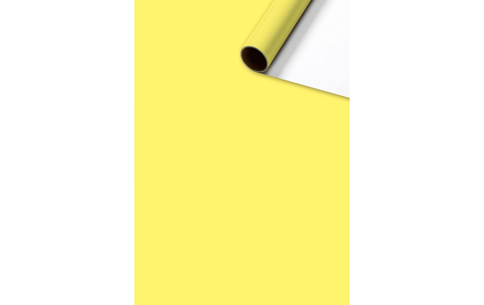 Stewo Geschenkpapier Rolle – einfarbig, gelb – 70 cm × 2 m – 70 g/m² Papier