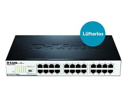 D-Link DGS-1024D – Unmanaged Switch – 24×GbE, 19" Rack