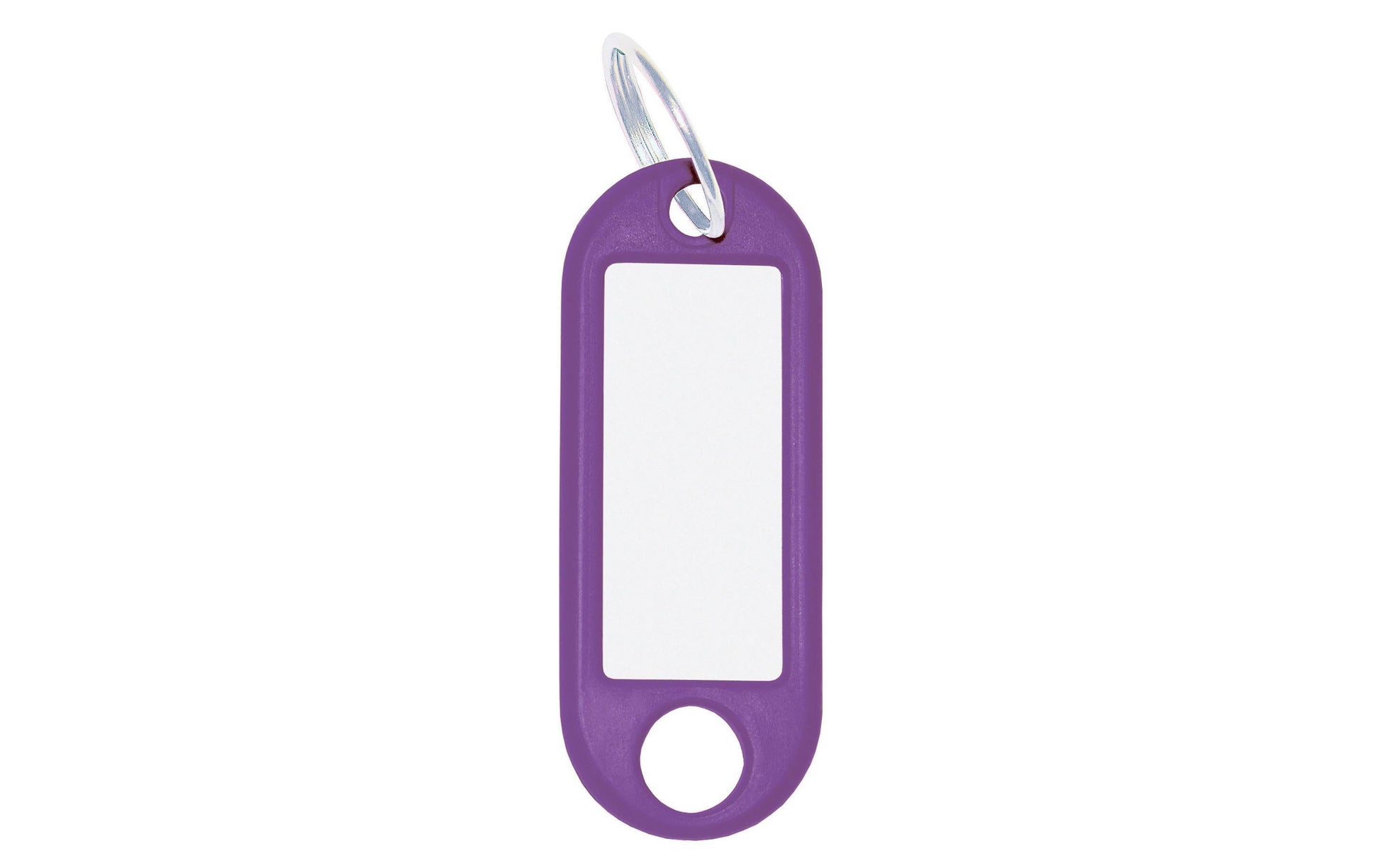 Wedo Schlüsselanhänger – Kunststoff, Violett, 21 × 3 × 52 mm, 100er-Pack