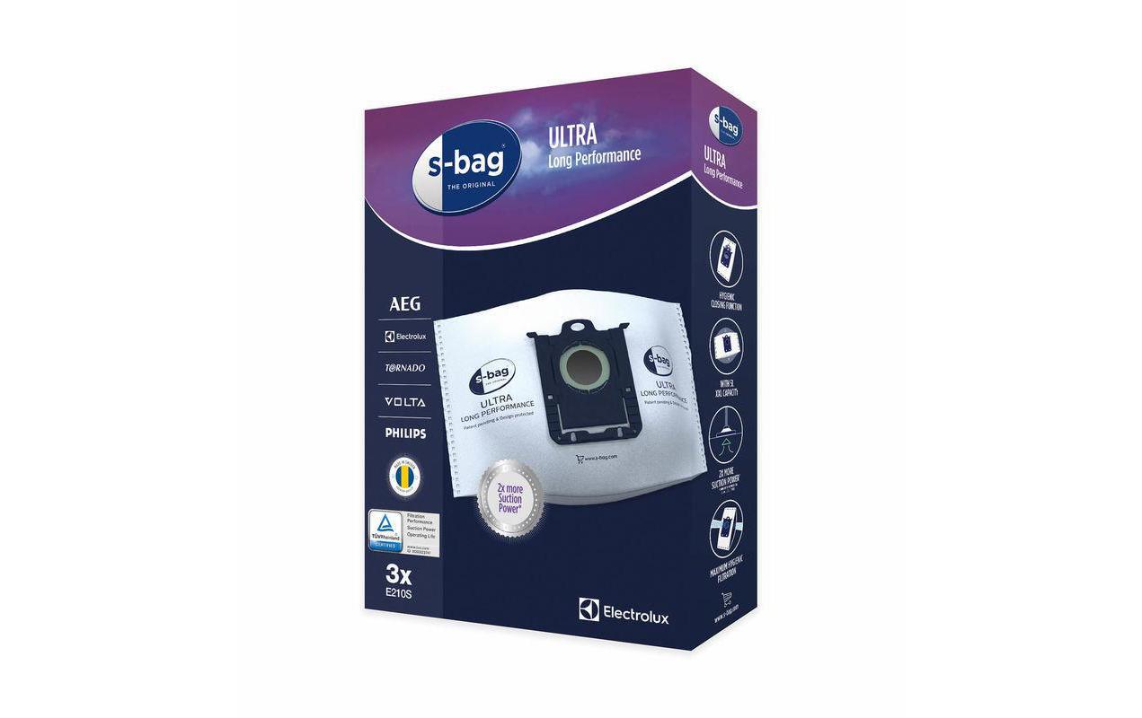 Electrolux Staubbeutel s-bag E210S – 3 Stück, für Electrolux Bodenstaubsauger
