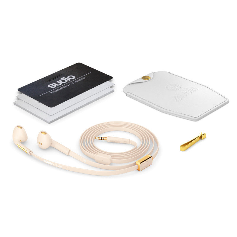 Sudio TVÅ – In-Ear-Kopfhörer – 32 Ohm, 20–20'000 Hz – Treiber 0,56" – Beige
