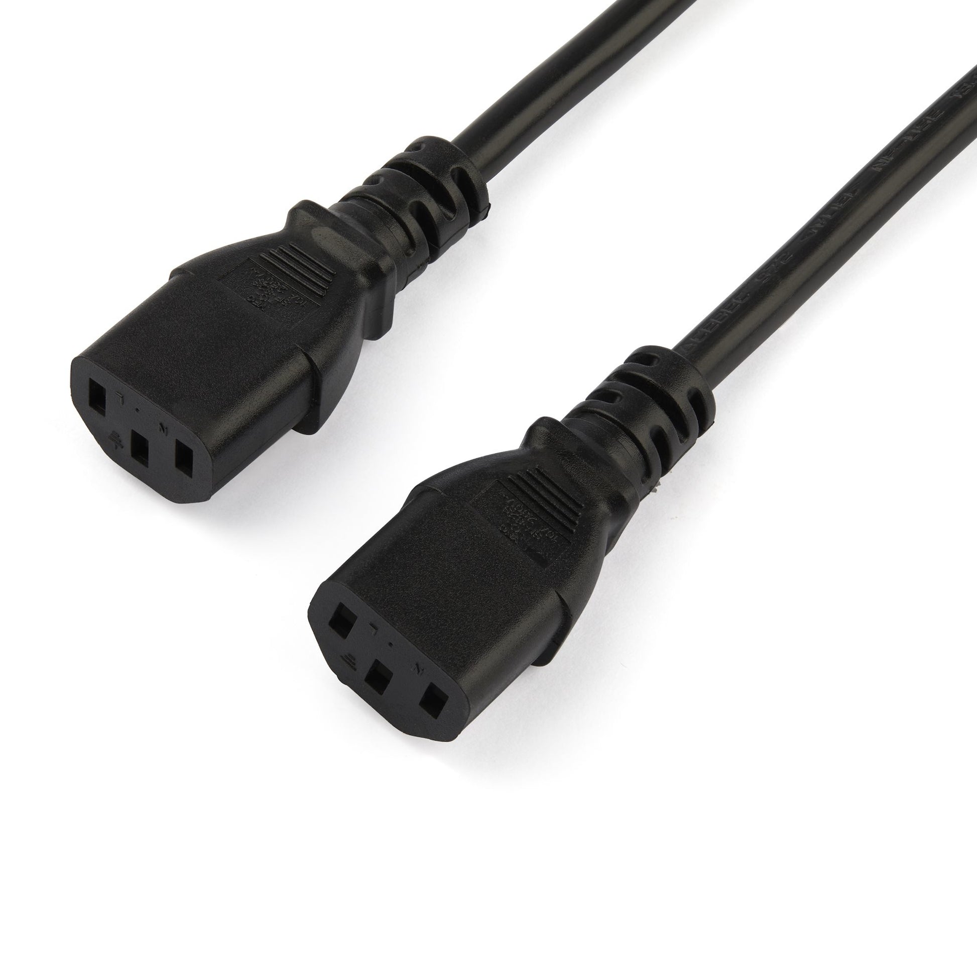 StarTech.com Netzkabel, Schuko auf 2× IEC C13, 2 m