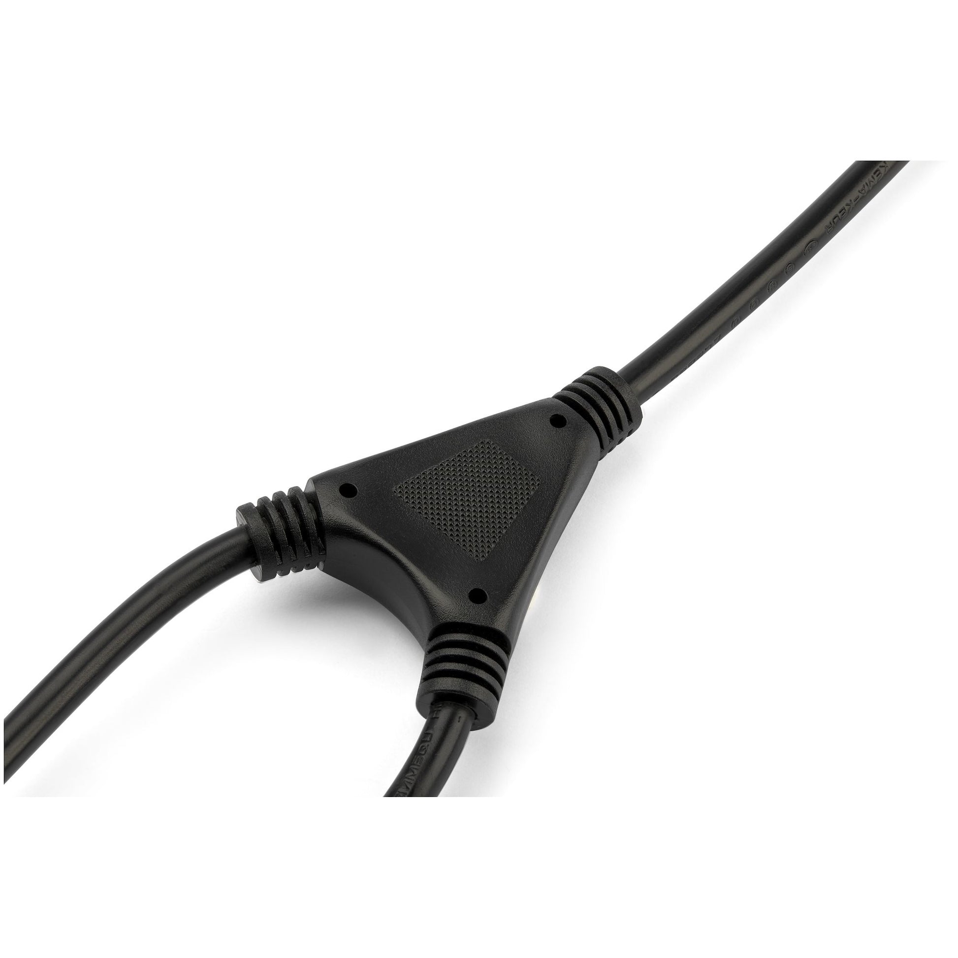 StarTech.com Netzkabel, Schuko auf 2× IEC C13, 2 m