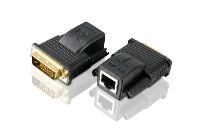 ATEN VE066 – DVI Extender-Set, über Cat5, 1× DVI-I Ein / 1× DVI-I Aus, WUXGA (1920×1200), 20 m, HDCP 1.1