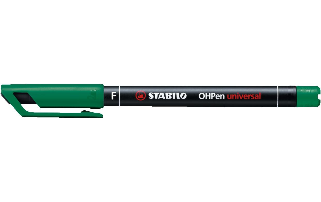 Stabilo Permanent-Marker für OHP-Folien und glatte Oberflächen – Grün