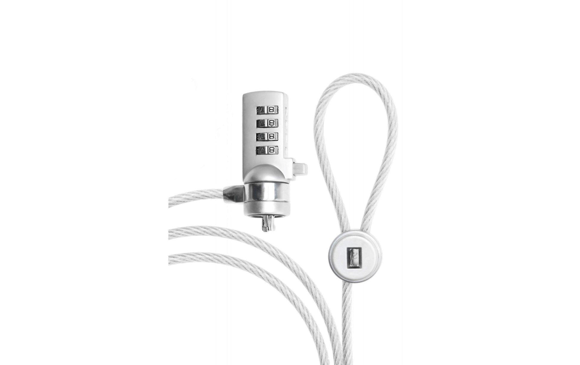 Multibrackets M Security Cable Notebookschloss für Notebooks – Kabel 1,8 m, Kensington – Silber