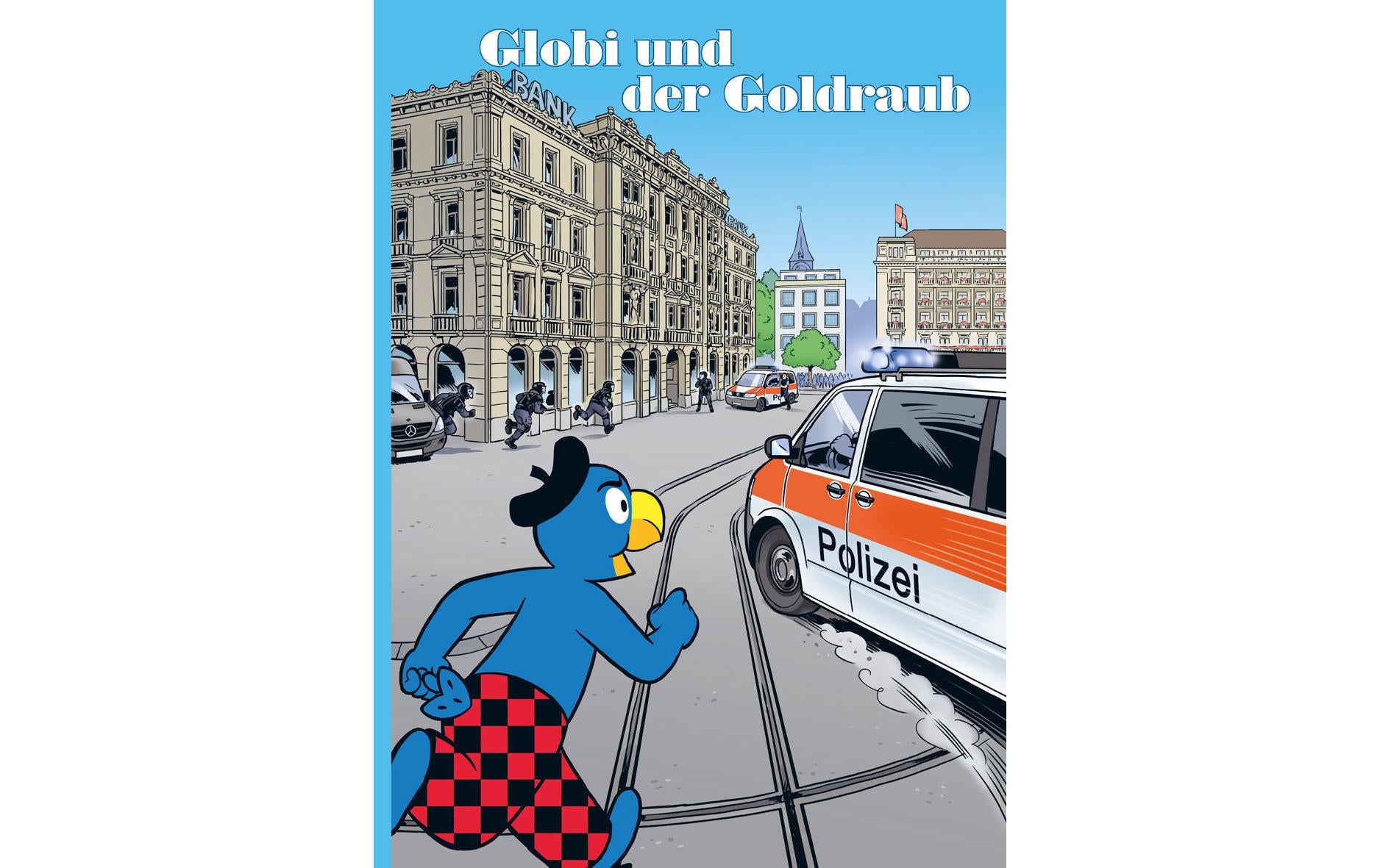 Globi Verlag – Globi und der Goldraub (Band 86) – Hardcover, Deutsch, ab 5 Jahren, Autor: Samuel Glättli