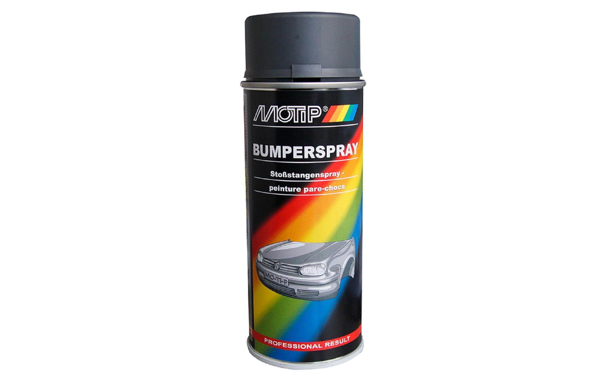 MoTip Stossstangenspray Schwarz – für Aussen, PVC & Vinyl – 400 ml – 1 Stk.