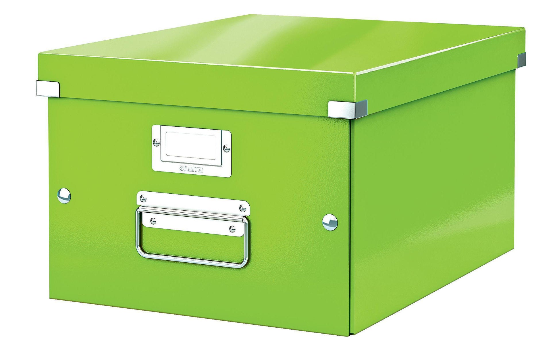 Leitz Click&Store WOW Aufbewahrungsbox B 281 × H 200 × T 370 mm – für A4, mit Deckel, stapelbar, grün