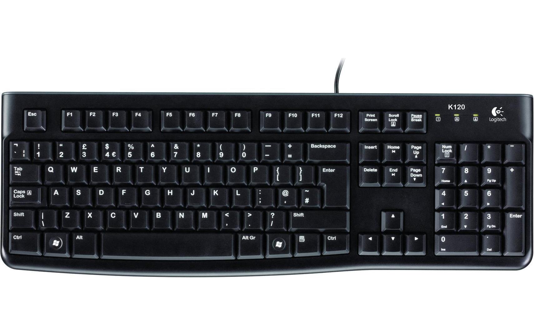 Logitech K120 – Tastatur, US-Layout (EN)
