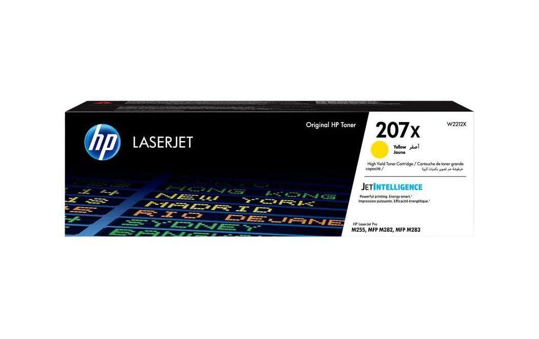 HP Toner 207X – gelb, 2450 Seiten