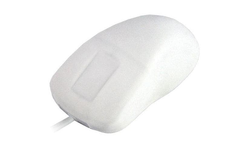 Active Key AK-PMH1 Hygiene-Maus – kabelgebunden, 2 Tasten, beidhändig, IP68, abwaschbar/desinfizierbar, weiss