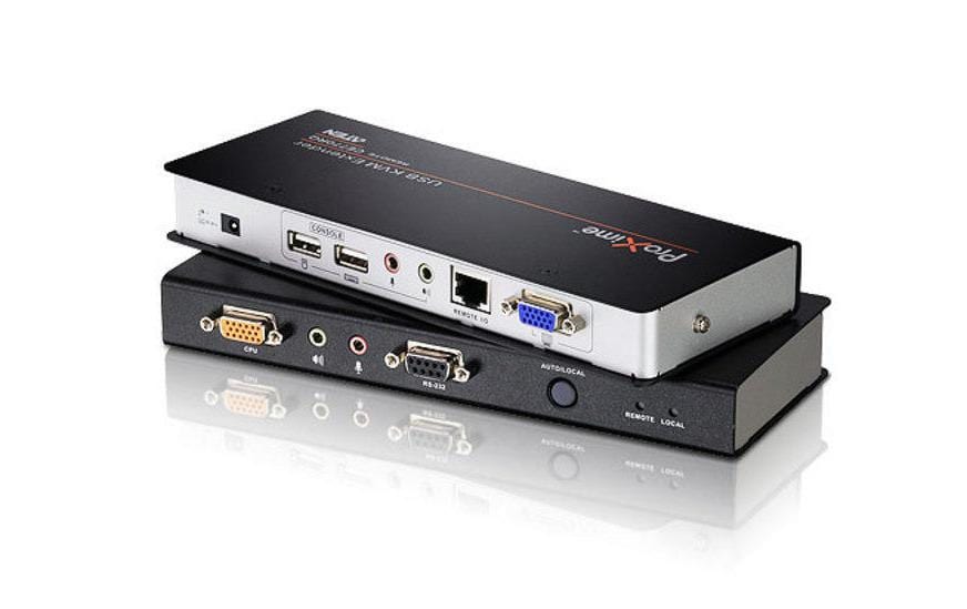 ATEN CE770 – VGA/USB 2.0/RS-232 KVM-Extender, über Cat5, bis 300 m, 1920 × 1200, Set