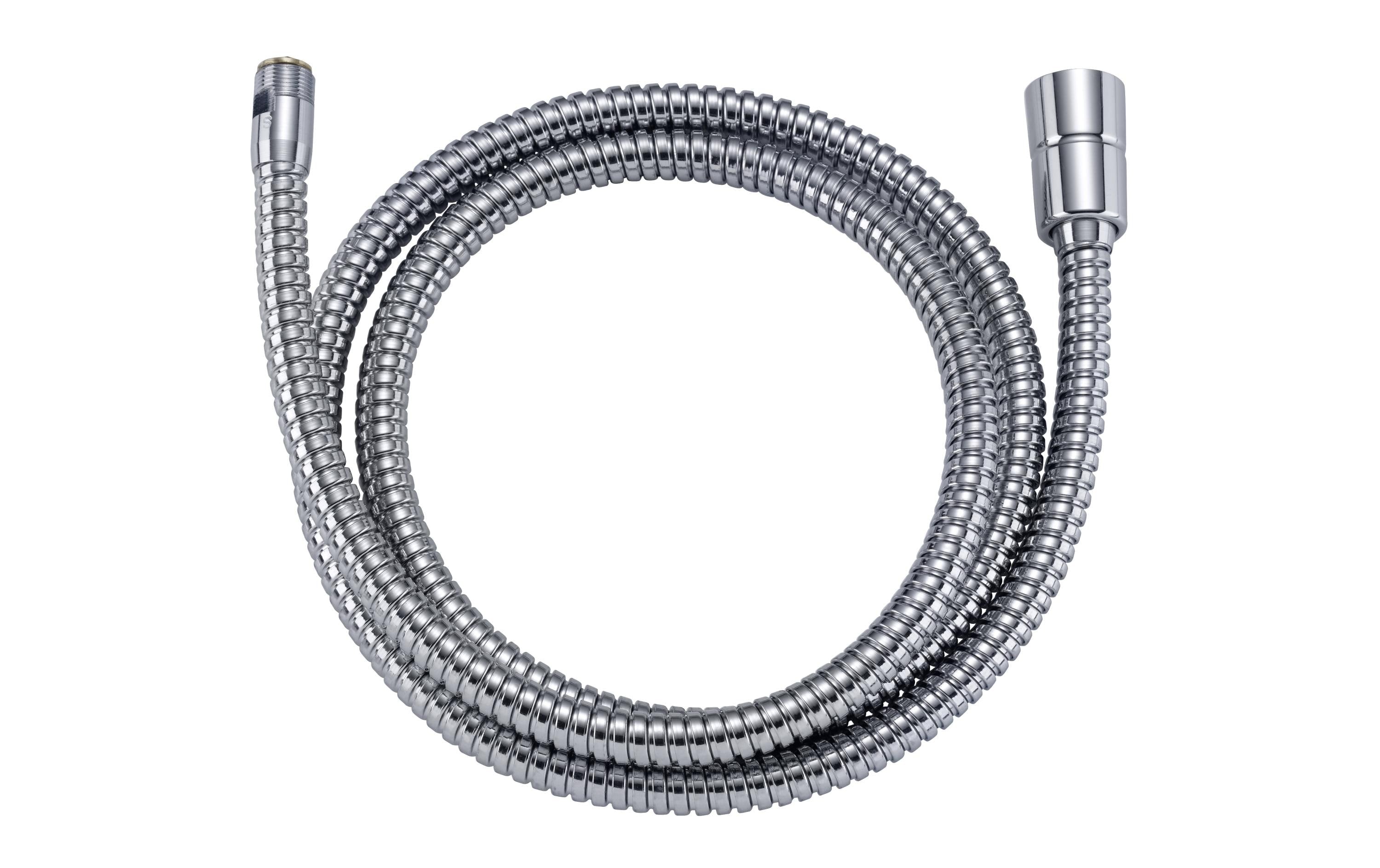 Kwc Auszugsschlauch – Anschluss M14×1, 1/2", 140 cm, verchromt, Grau, für Domo New