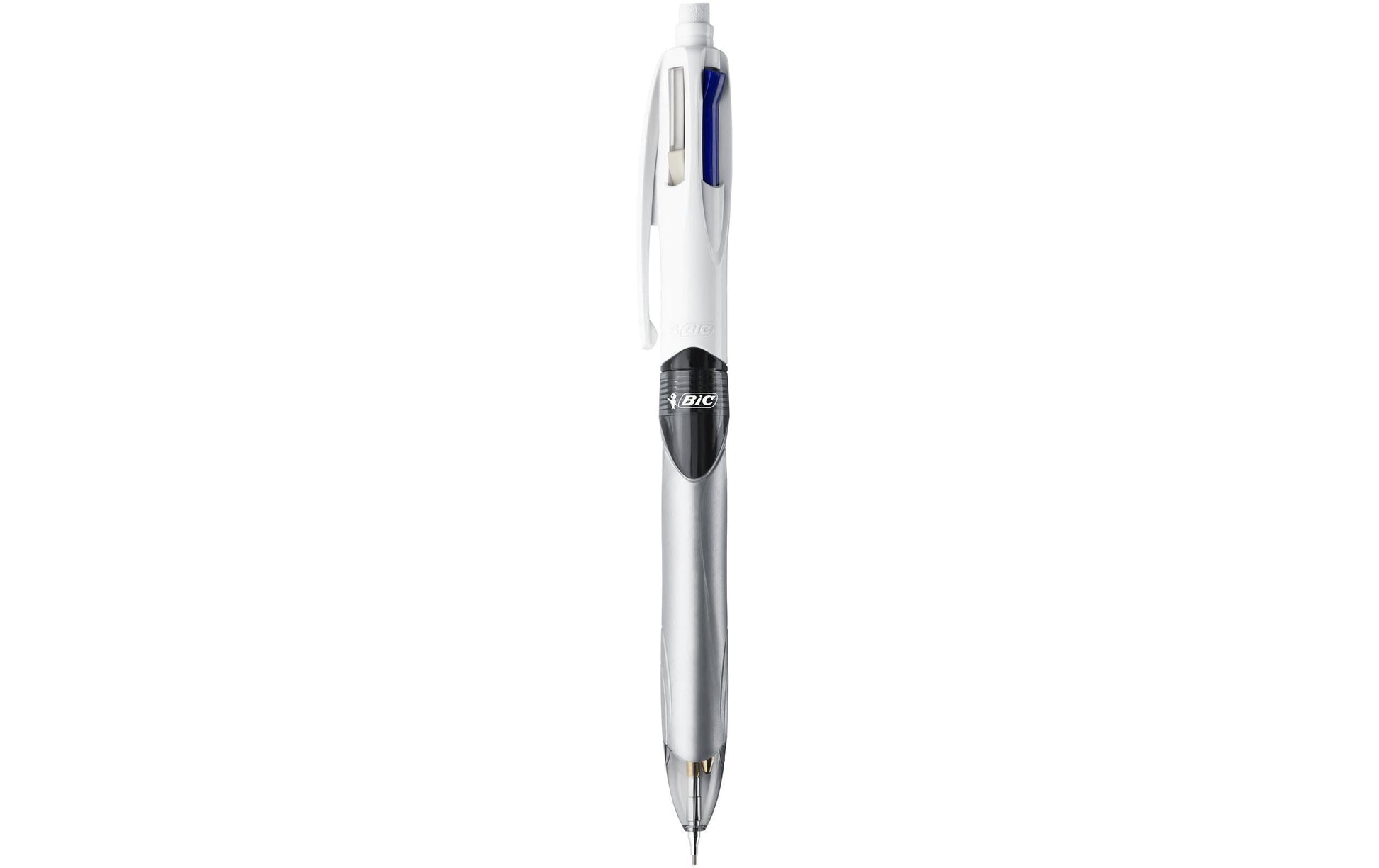 BIC 4Colours Multifunktions-Kugelschreiber – 12er Pack, 4 Farben, Spitze 0,4 mm, Druck, nachfüllbar