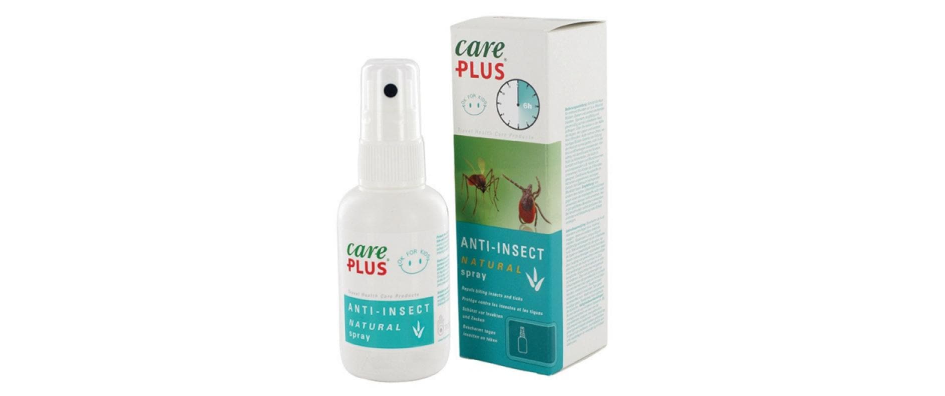 Care Plus Insektenschutzspray – 60 ml – für Mücken und Zecken
