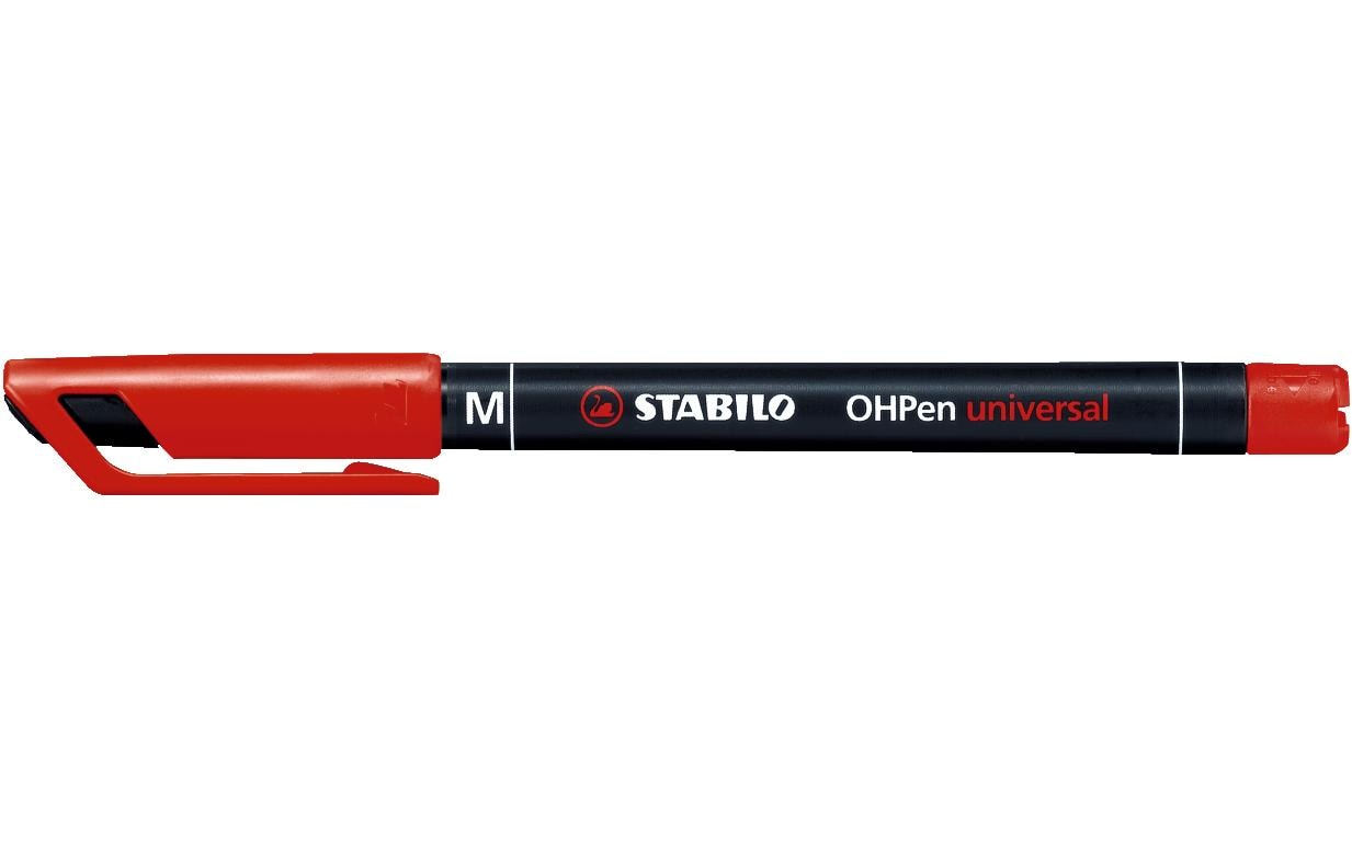 Stabilo Permanent-Marker – rot