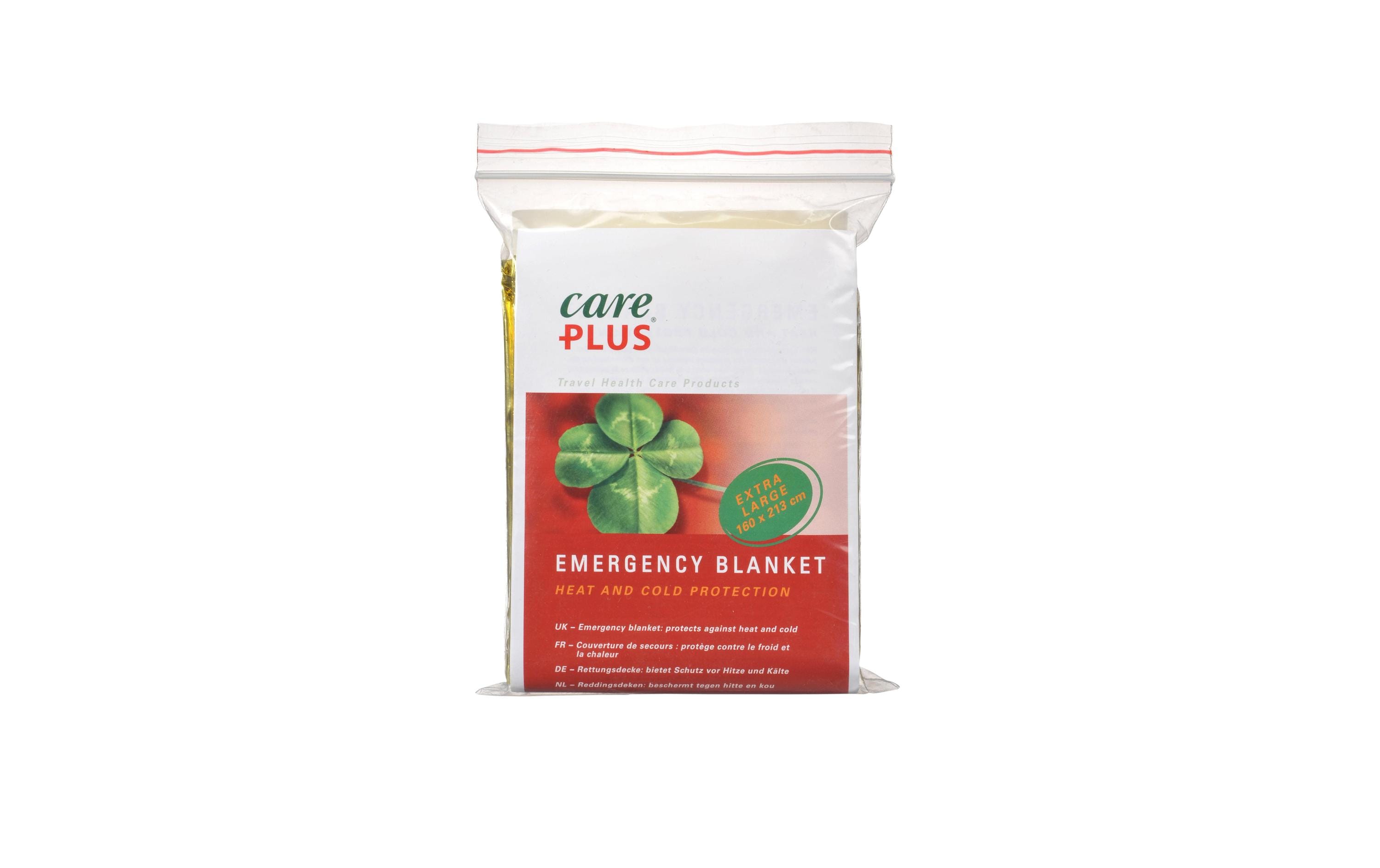 Care Plus Rettungsdecke – 213 × 160 cm, weiss