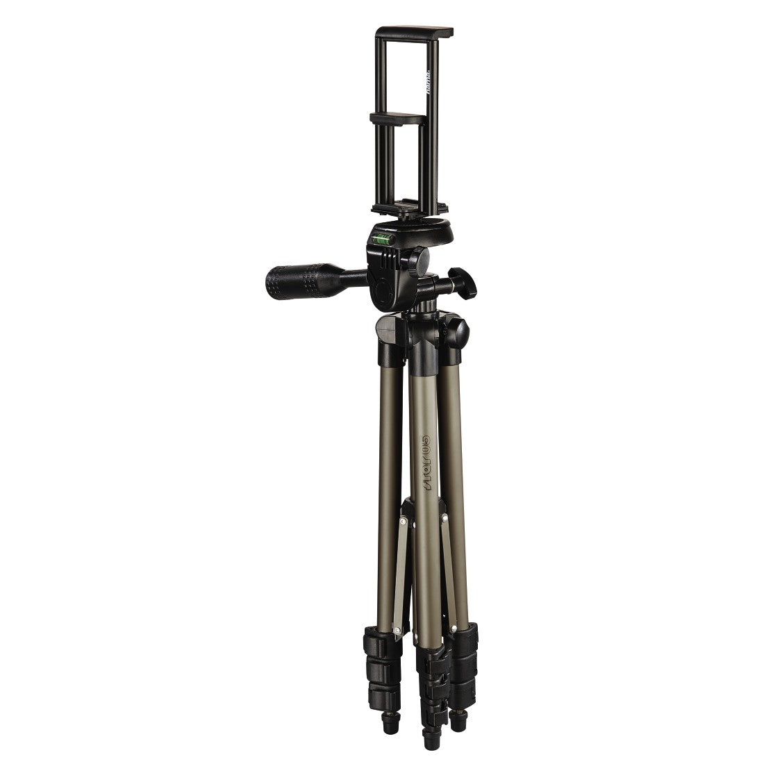 Hama 106 3D Stativ – bis 106 cm, 0,5 kg – für Smartphone/Tablet – Champagner