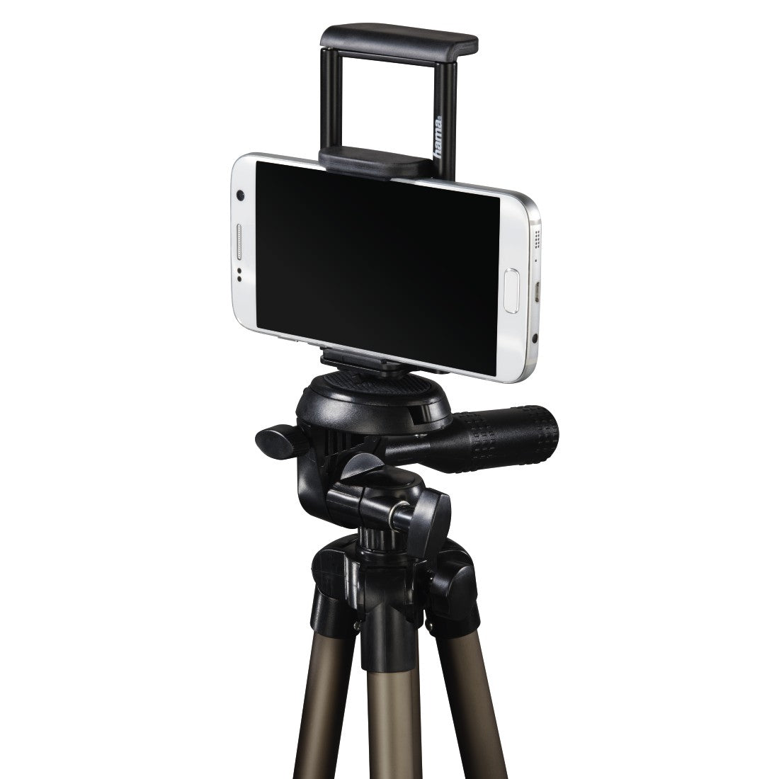 Hama 106 3D Stativ – bis 106 cm, 0,5 kg – für Smartphone/Tablet – Champagner