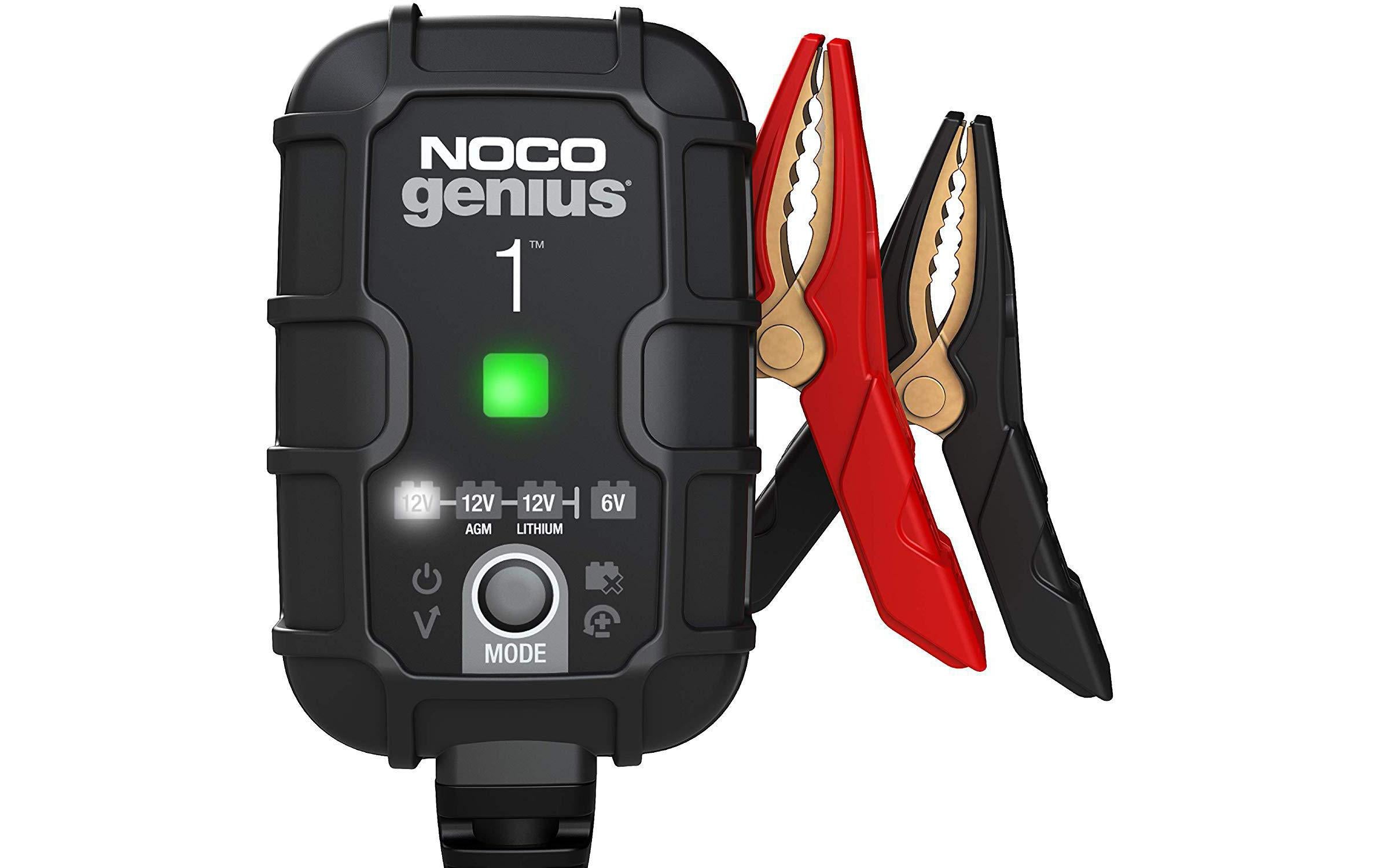 NOCO Genius 1 Batterieladegerät 12 V 1 A – für Blei (Pb), bis 30 Ah, Erhaltungsladung – Lastwagen