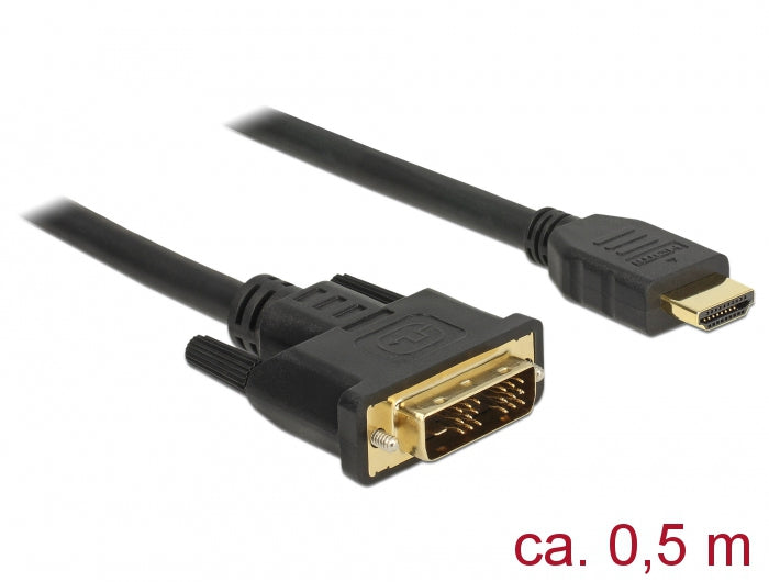 DeLOCK DVI-D Kabel 1920×1200 – 0,5 m