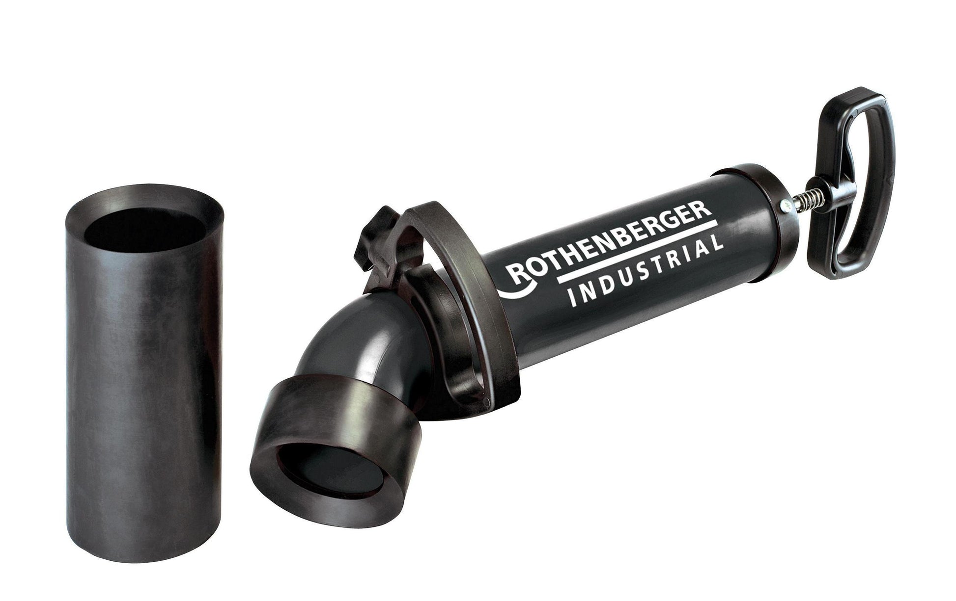 Rothenberger RoPump Power – Saugdruck-Abflussreiniger – für Siphon, Schwarz