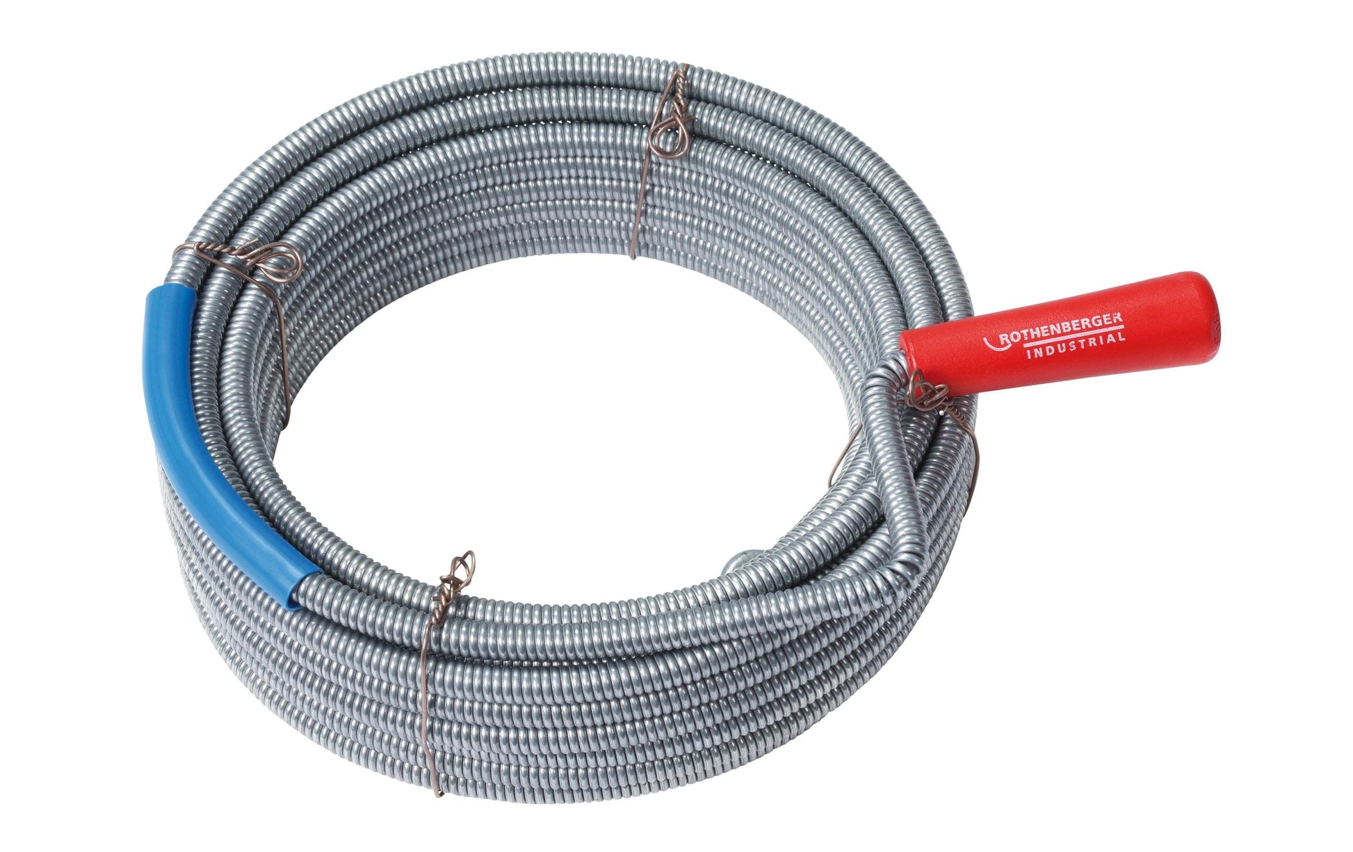 Rothenberger Rohrreinigungsspirale – 3 m × 6 mm – für Rohrleitung – Federstahl