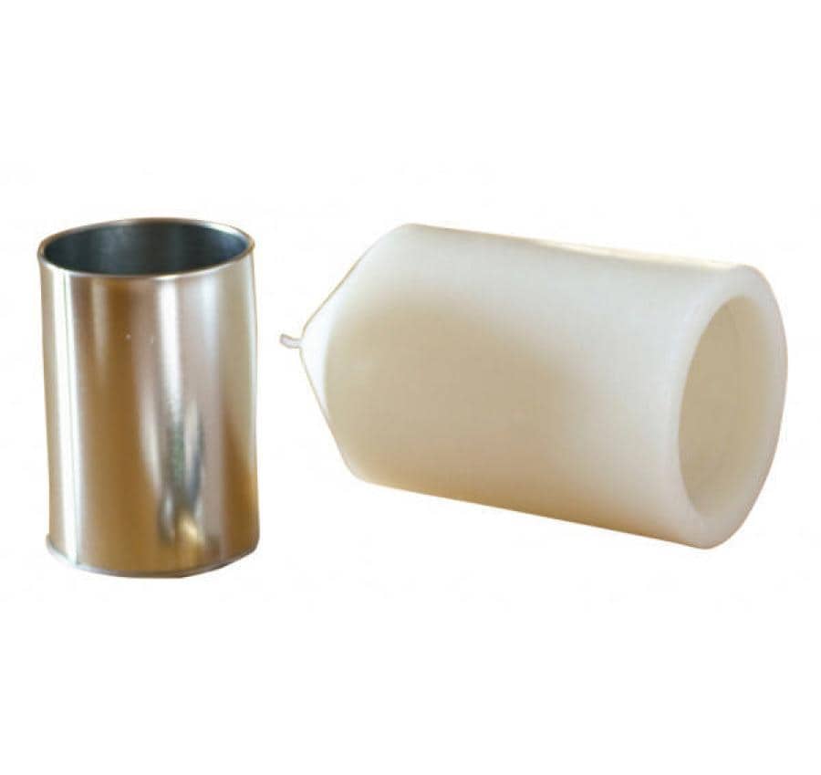 KH Security Wertsachenversteck – Wachs, Weiss, 90 × 90 × 150 mm