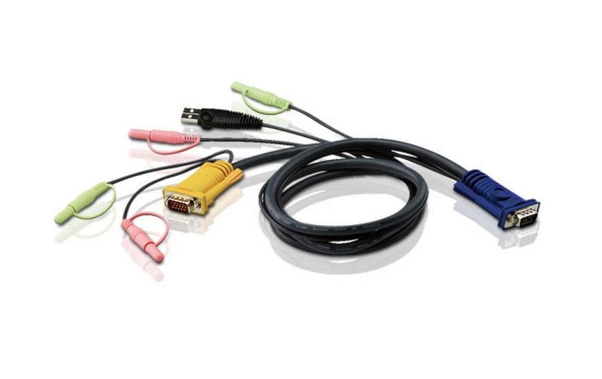 ATEN KVM-Kabelsatz – 5 m – für ATEN KVM-Switches (CE7xx, CS17xx)