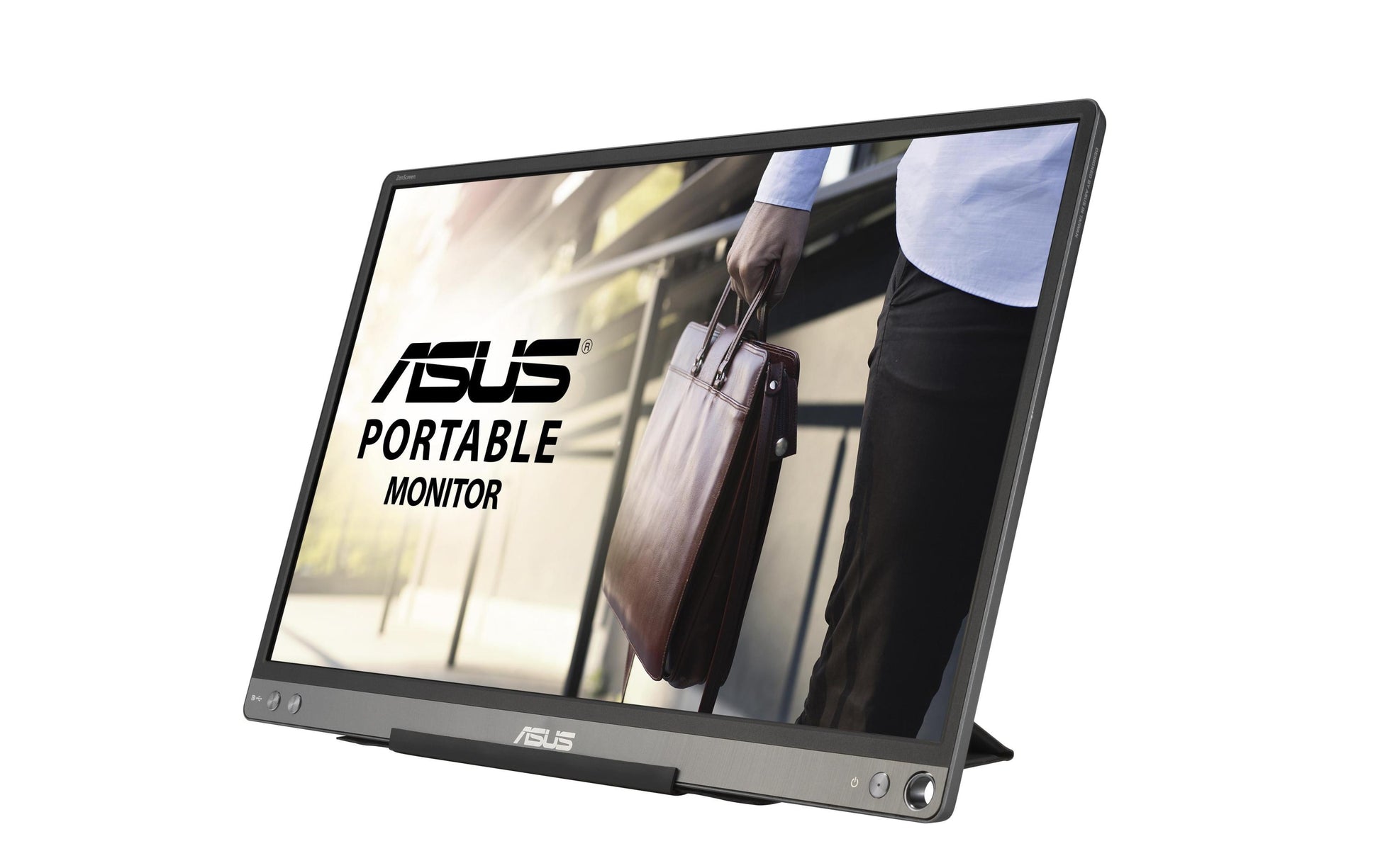 ASUS ZenScreen MB16ACE – Portabler Monitor, 15,6", 1920 × 1080 (Full HD), LED, USB-C, Grau