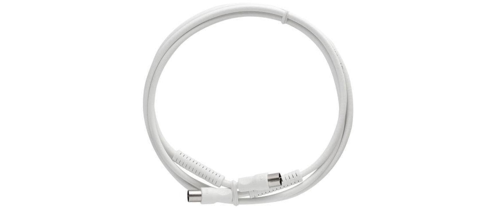 Axing Koax-Antennenkabel (IEC) – 10 m – Weiss
