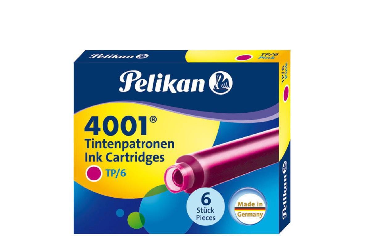 Pelikan Tintenpatronen 4001 – pink, geruchsarm