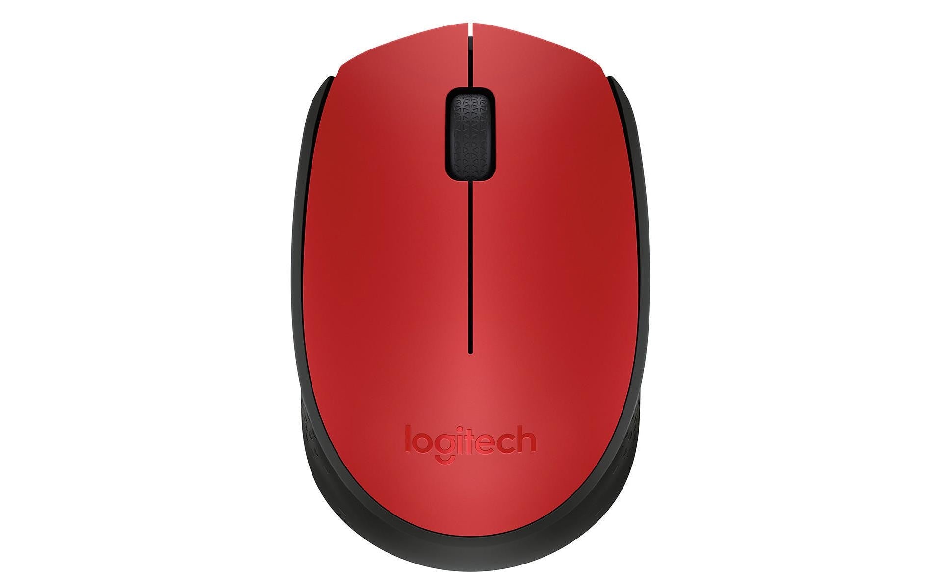 Logitech M171 Maus – Kabellos, Rot