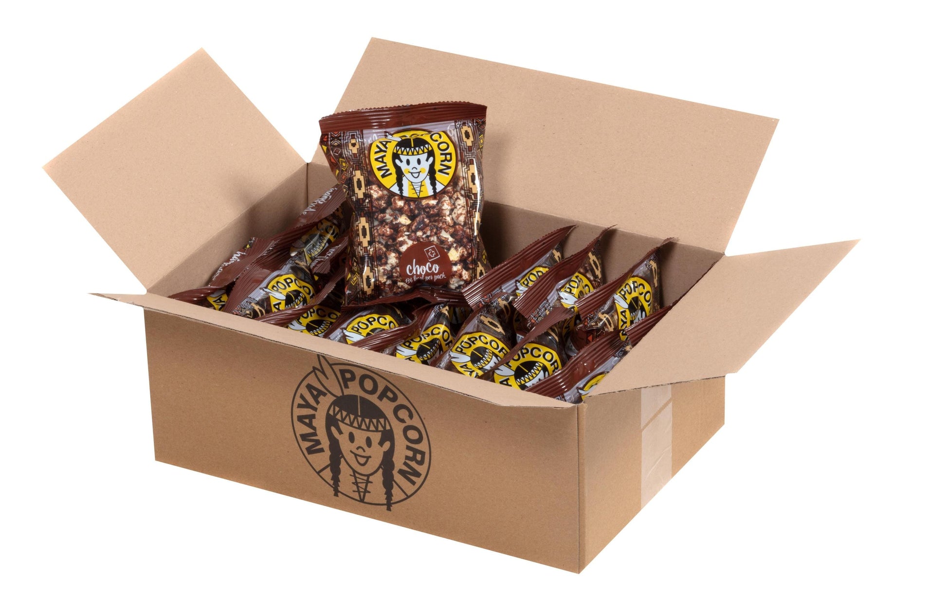 Maya Popcorn Schokolade – 16 × 33 g